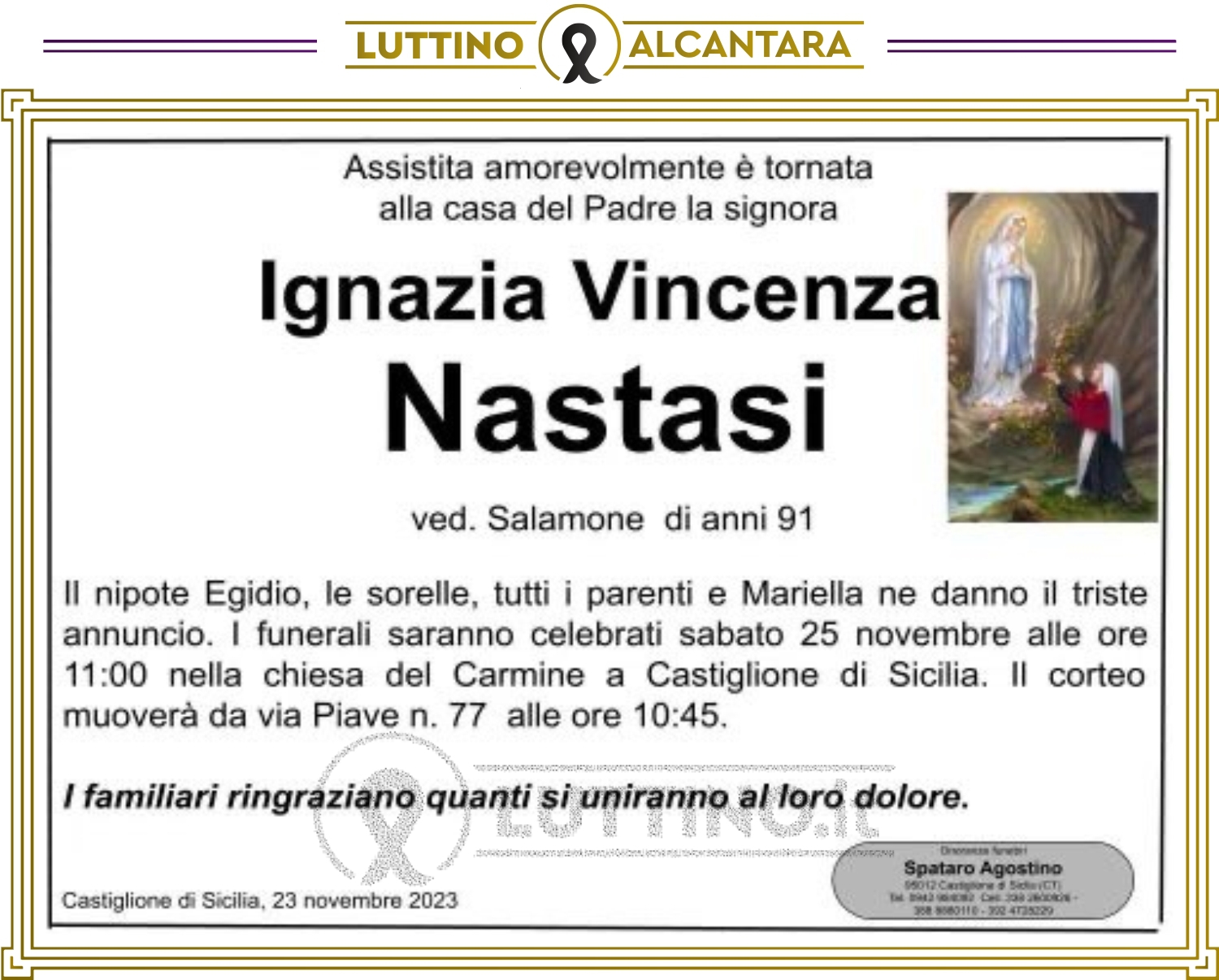 Ignazia Vincenza Nastasi